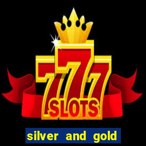 silver and gold slot machine