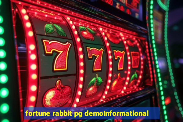 fortune rabbit pg demoInformational