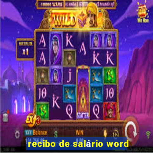 recibo de salário word