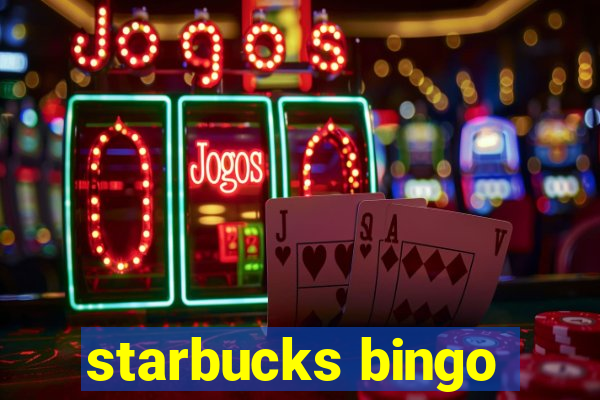 starbucks bingo