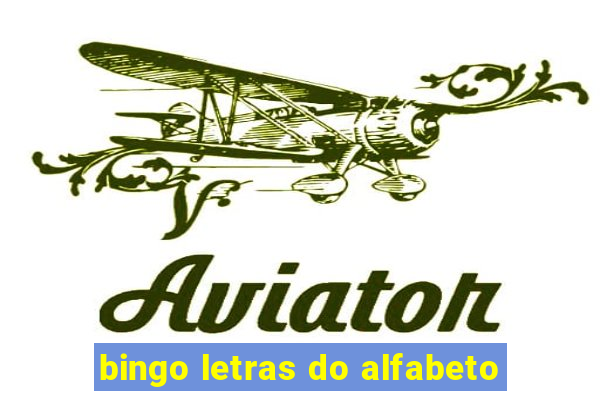 bingo letras do alfabeto