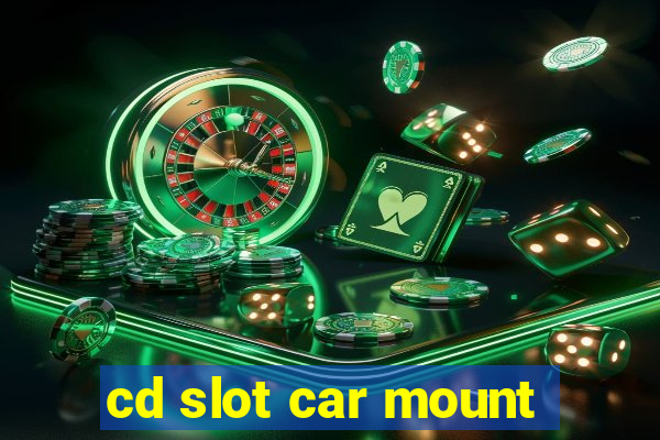 cd slot car mount