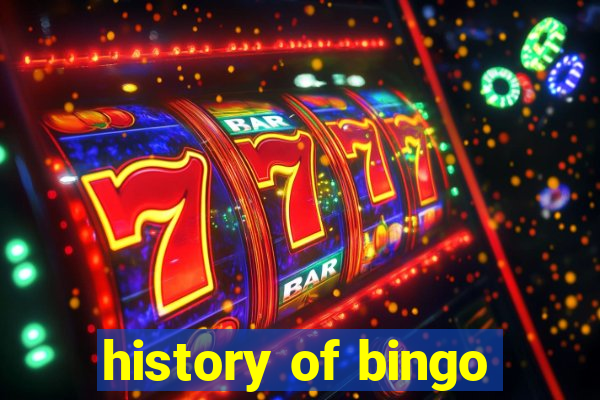 history of bingo