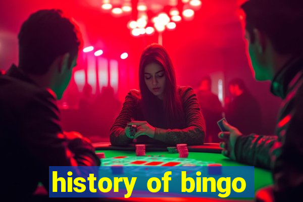 history of bingo