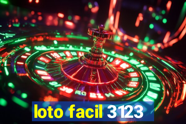 loto facil 3123