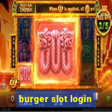 burger slot login