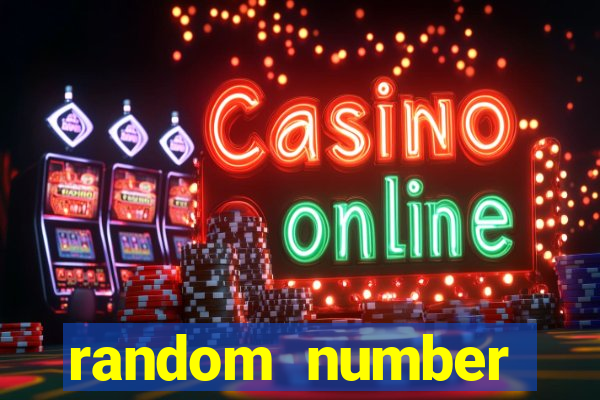 random number generator slot machine