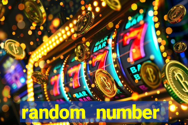 random number generator slot machine