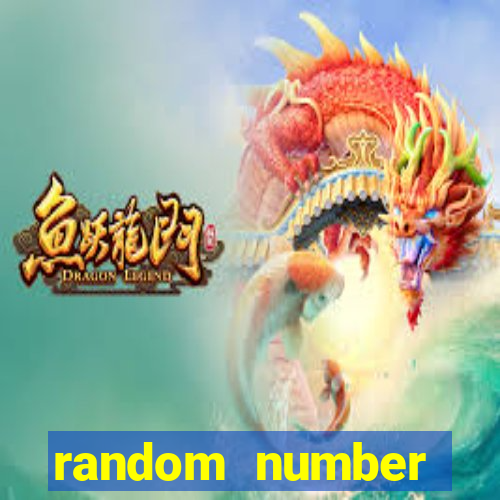 random number generator slot machine