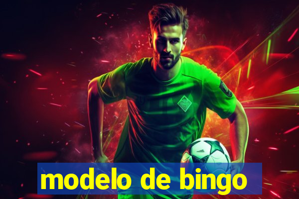 modelo de bingo