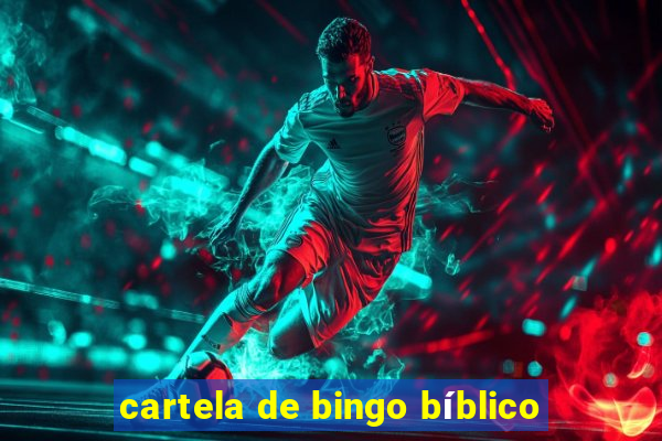 cartela de bingo bíblico