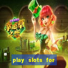 play slots for real money online