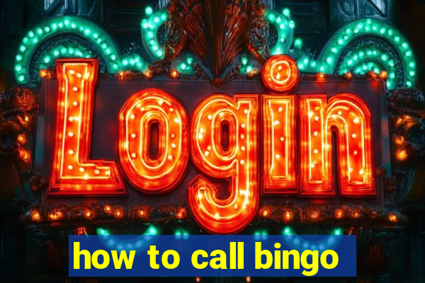 how to call bingo