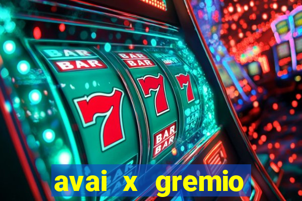 avai x gremio novorizontino palpite