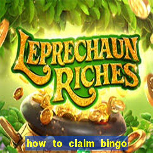 how to claim bingo plus jackpot