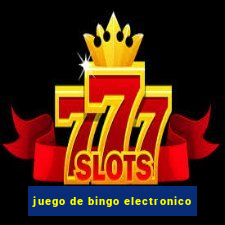 juego de bingo electronico