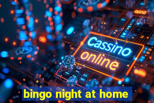 bingo night at home