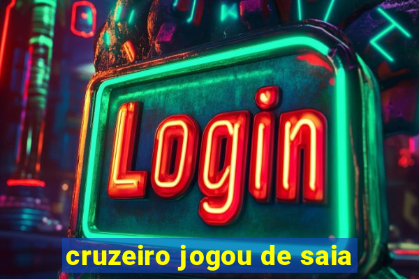 cruzeiro jogou de saia