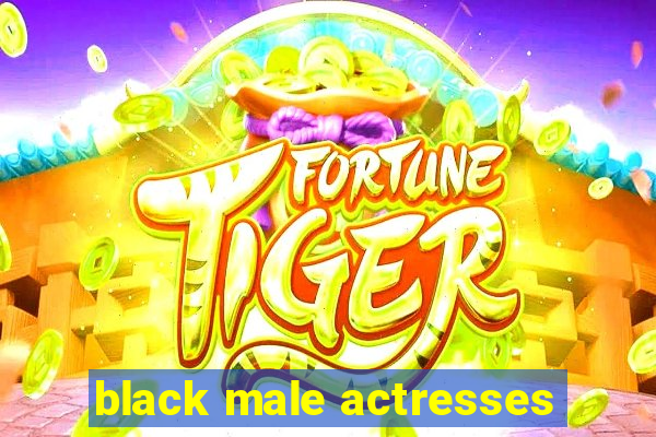 black male actresses