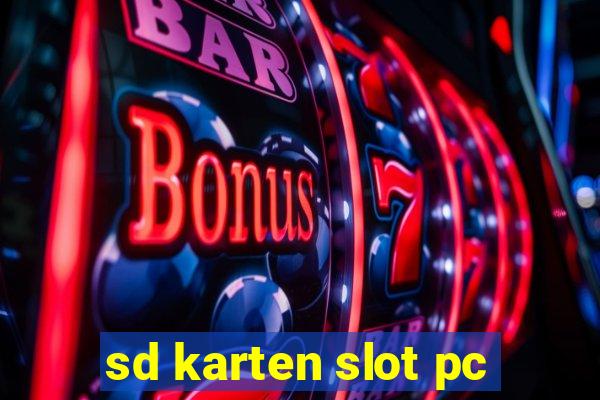 sd karten slot pc