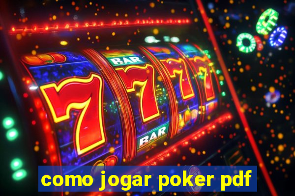 como jogar poker pdf