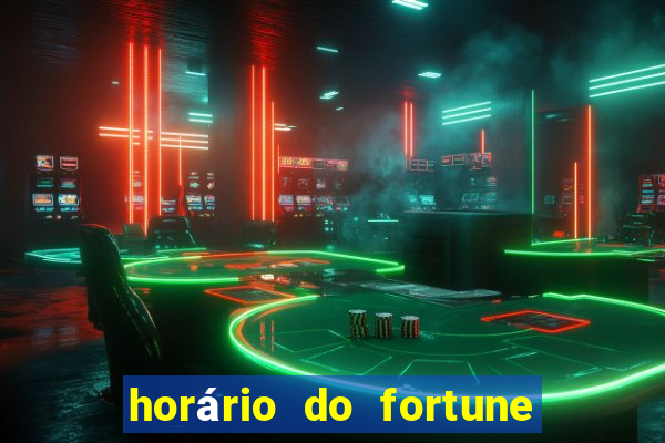 horário do fortune rabbit hoje