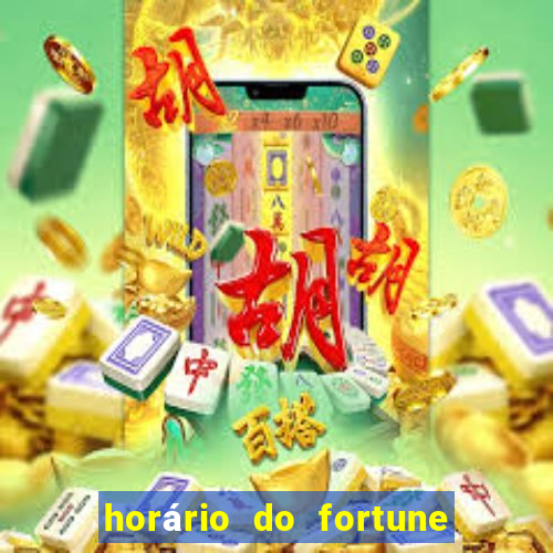 horário do fortune rabbit hoje