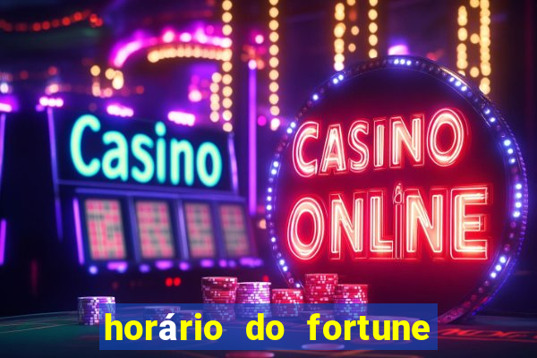 horário do fortune rabbit hoje