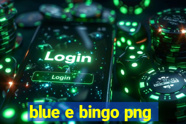 blue e bingo png