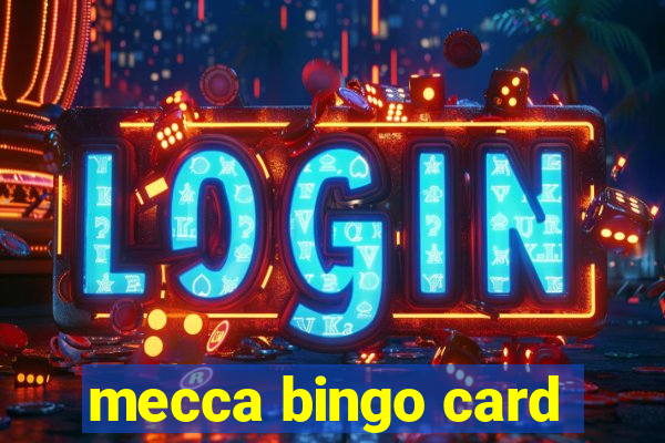 mecca bingo card