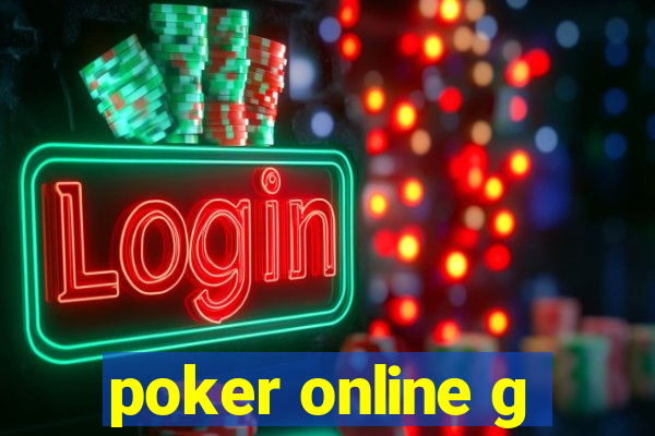 poker online g