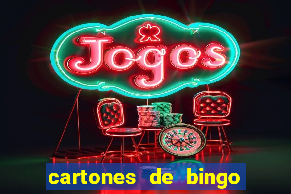 cartones de bingo para imprimir