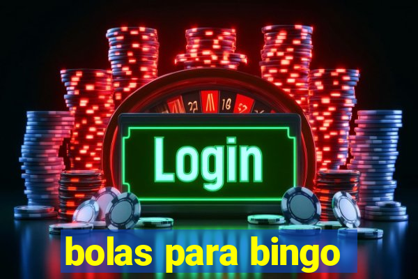 bolas para bingo