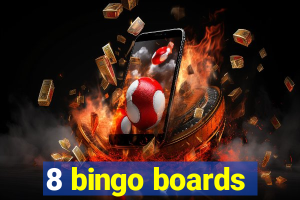 8 bingo boards