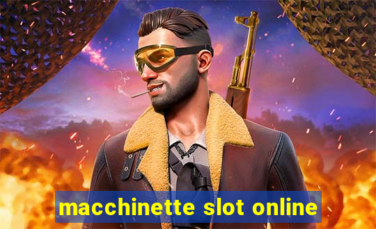 macchinette slot online