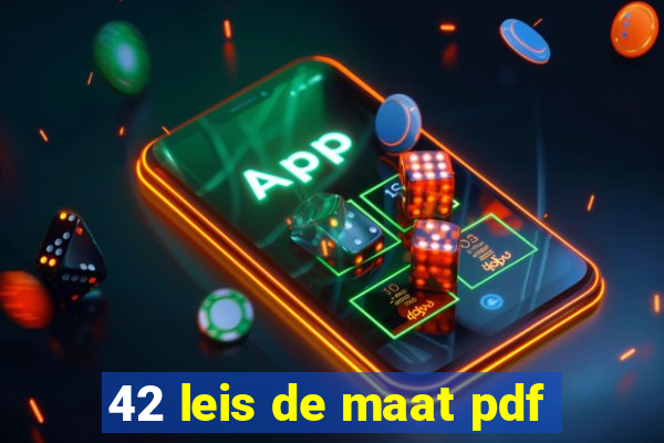 42 leis de maat pdf