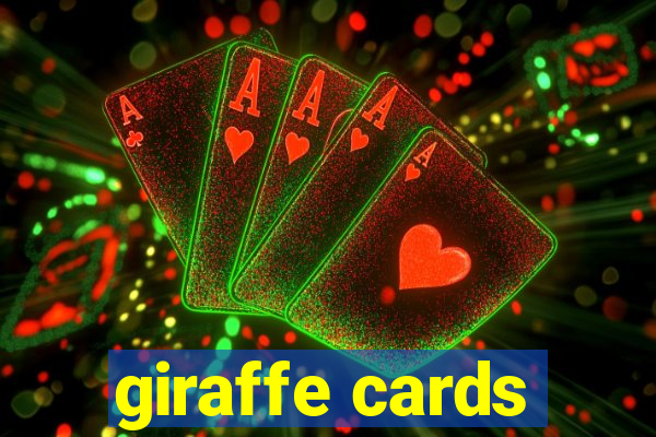 giraffe cards