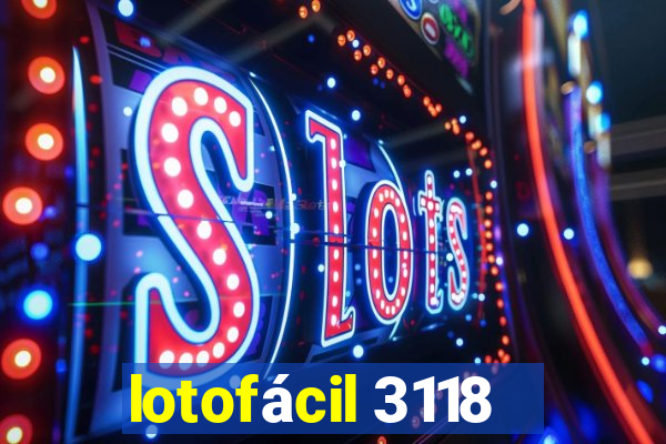 lotofácil 3118