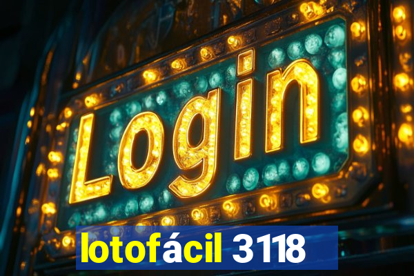 lotofácil 3118