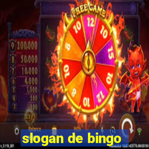 slogan de bingo