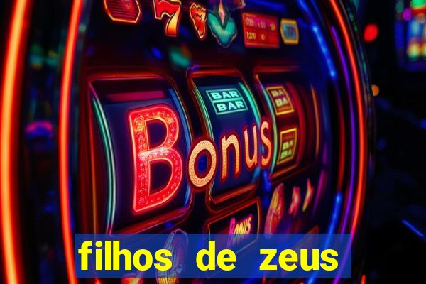 filhos de zeus mitologia grega