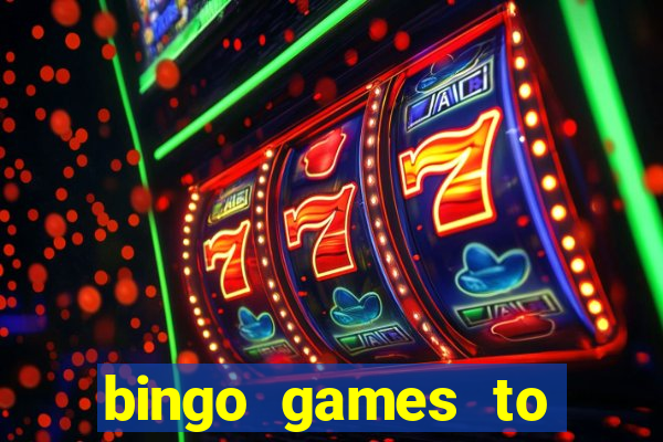 bingo games to play at home