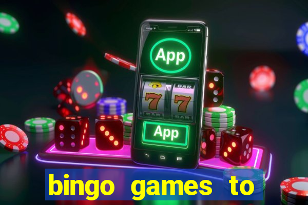 bingo games to play at home