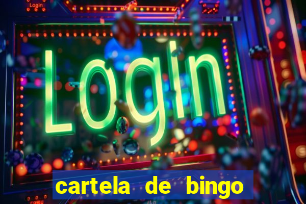 cartela de bingo para educa??o infantil