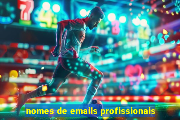 nomes de emails profissionais