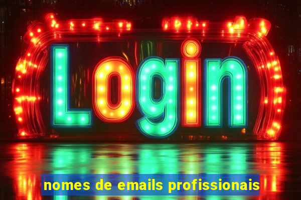 nomes de emails profissionais