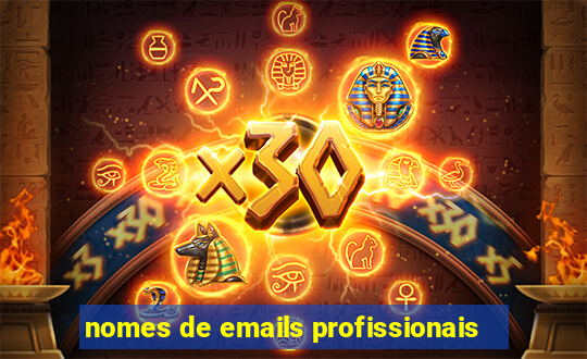 nomes de emails profissionais