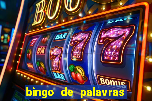 bingo de palavras para o 4 ano