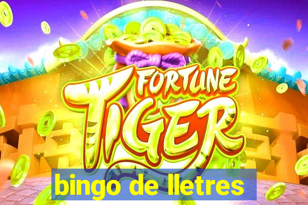 bingo de lletres