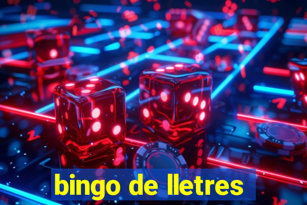 bingo de lletres